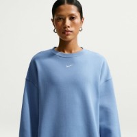 Женская толстовка Nike Studio Fleece Medium Weight Blue/Sail, s.XL фото №2 — интернет-магазин Desire.md