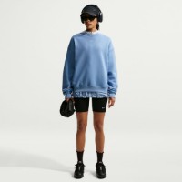 Женская толстовка Nike Studio Fleece Medium Weight Blue/Sail, s.XL фото №3 — интернет-магазин Desire.md