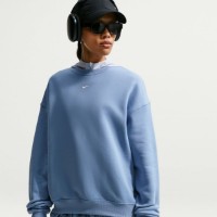 Женская толстовка Nike Studio Fleece Medium Weight Blue/Sail, s.XL фото №6 — интернет-магазин Desire.md