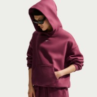 Женская толстовка Nike Studio Fleece Medium Weight Pink Smoke/Sail, s.XL фото №2 — интернет-магазин Desire.md