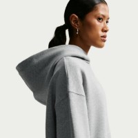 Женская толстовка Nike Studio Fleece Medium Weight Dark Grey Heather/Sail, s.XS фото №6 — интернет-магазин Desire.md