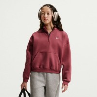 Женская толстовка Nike Sportswear Studio Fleece Pink Smoke/White, s.XL