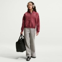 Женская толстовка Nike Sportswear Studio Fleece Pink Smoke/White, s.XL фото №3 — интернет-магазин Desire.md