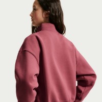 Hanorac damă Nike Sportswear Studio Fleece Pink Smoke/White, s.L imaginea #6 — magazin online Desire.md