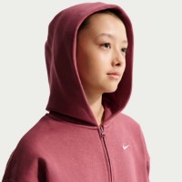 Детская толстовка Nike Sportswear Studio Fleece Pink Smoke/White, s.XS фото №6 — интернет-магазин Desire.md