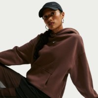 Hanorac damă Nike Studio Fleece Medium Weight Cacao Wow/Sail, s.XS imaginea #2 — magazin online Desire.md