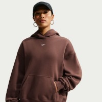 Hanorac damă Nike Studio Fleece Medium Weight Cacao Wow/Sail, s.XS imaginea #5 — magazin online Desire.md