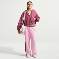 Женская толстовка Nike Studio Fleece Medium Weight Pink Smoke/Sail, s.M фото №3 — интернет-магазин Desire.md