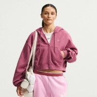 Женская толстовка Nike Studio Fleece Medium Weight Pink Smoke/Sail, s.S