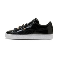 Ghete pentru dame Puma Suede Bloom Patent Puma Black/White, s.36 imaginea #2 — magazin online Desire.md
