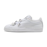 Ghete pentru dame Puma Suede Bloom Patent Puma White/Feather Gray, s.36 imaginea #2 — magazin online Desire.md