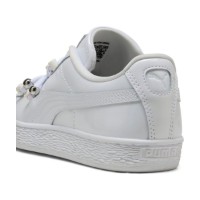 Ghete pentru dame Puma Suede Bloom Patent Puma White/Feather Gray, s.36 imaginea #6 — magazin online Desire.md
