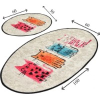 Covoraș de baie Trendy Baby Cats 2pcs (GTR008762) imaginea #3 — magazin online Desire.md