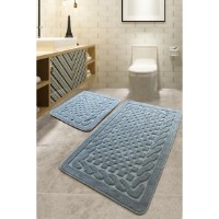 Covoraș de baie Trendy Bambi Cotton 2pcs Grey (GTR008833) imaginea #2 — magazin online Desire.md