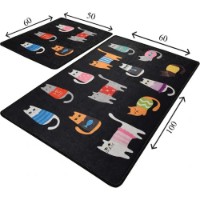 Covoraș de baie Trendy Black Cats 2pcs (GTR008750) imaginea #3 — magazin online Desire.md