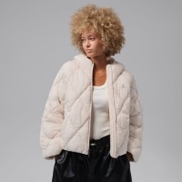 Женская куртка Nike W Jordan Brooklyn Pearl White, s.XL