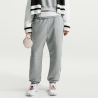 Женские спортивные штаны Nike Studio Fleece Heavyweight Dark Grey Heather/Sail, s.XL