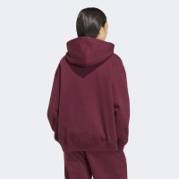 Женская толстовка Adidas Essentials Oversized Fleece Maroon, s.S фото №2 — интернет-магазин Desire.md
