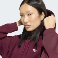 Женская толстовка Adidas Essentials Oversized Fleece Maroon, s.S фото №4 — интернет-магазин Desire.md