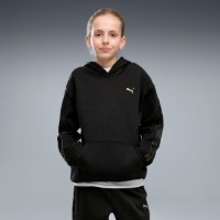 Hanorac damă Puma Ess Tape Relaxed Fleece Youth Puma Black, s.140