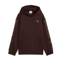 Hanorac damă Puma Ess Tape Relaxed Fleece Youth Chocolate Fondue, s.128 imaginea #4 — magazin online Desire.md