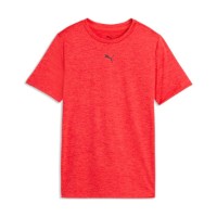 Tricou pentru copii Puma TAD Ess Heather Ultra Red Heather, s.140 imaginea #4 — magazin online Desire.md
