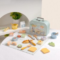 Seturi de veselă pentru joc Tooky Toy Picnic Basket Set (TP523) imaginea #4 — magazin online Desire.md