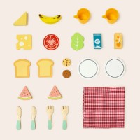 Seturi de veselă pentru joc Tooky Toy Picnic Basket (TK454) imaginea #6 — magazin online Desire.md