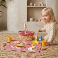 Seturi de veselă pentru joc Tooky Toy Picnic Basket (TK454) imaginea #8 — magazin online Desire.md