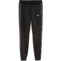 Pantaloni spotivi pentru copii Puma Tad Ess Aop Slim Poly Puma Black, s.164