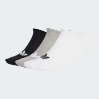 Сiorapi pentru dame Adidas Liner Socks 3P White/Medium Grey Heather/Black, s.S