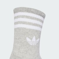 Ciorapi pentru bărbați Adidas 3S Crew S 3P White/Medium Grey Heather/Black, s.L imaginea #2 — magazin online Desire.md