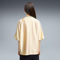 Tricou pentru copii Puma Oversized Football Buttercream/Creme de Mint, s.L imaginea #4 — magazin online Desire.md
