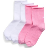 Сiorapi pentru copii Puma Rib Mesh Short 2P White/Pink, s.35-38