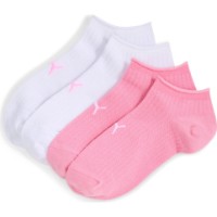 Сiorapi pentru copii Puma Rib Mesh Sneaker 2P White/Pink, s.35-38
