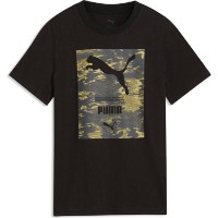 Tricou pentru copii Puma Sport Camo Graphic Puma Black, s.176 imaginea #1 — magazin online Desire.md