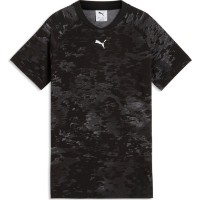 Tricou pentru copii Puma Sport Camo Puma Black, s.128