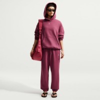 Pantaloni spotivi de dame Nike W Studio Fleece Medium Weight Pink Smoke/Sail, s.M imaginea #3 — magazin online Desire.md
