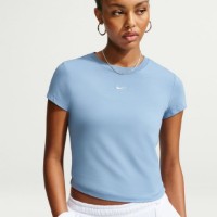 Женская футболка Nike Sportswear Chill Knit Work Blue, s.M фото №2 — интернет-магазин Desire.md