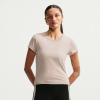 Tricou de dame Nike Sportswear Chill Knit Cream II/Sail, s.S