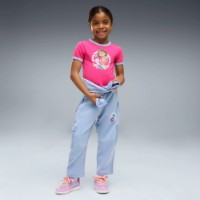 Tricou pentru copii Puma X Dora The Explorer Slim Ringer Pink Opal, s.104 imaginea #5 — magazin online Desire.md