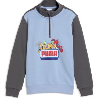 Hanorac pentru copii Puma x Transformers Graphic Half-Zip Light Gray Heather, s.116 imaginea #1 — magazin online Desire.md