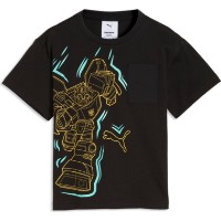 Tricou pentru copii Puma x Transformers Relaxed Graphic Puma Black, s.104 imaginea #1 — magazin online Desire.md