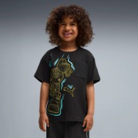 Tricou pentru copii Puma x Transformers Relaxed Graphic Puma Black, s.110 imaginea #3 — magazin online Desire.md