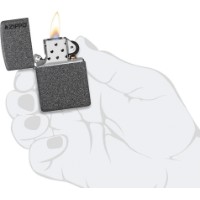 Зажигалка Zippo 211ZL 211 Classic Iron Stone Zippo Logo фото №6 — интернет-магазин Desire.md