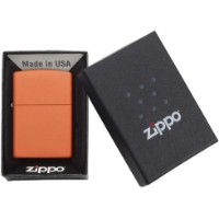Зажигалка Zippo 231 Regular Orange Matte фото №5 — интернет-магазин Desire.md