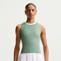 Maiou de dame Nike W  Court Advantage Dri-FIT Tennis Steam/White, s.XS