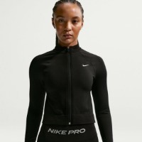 Женская толстовка Nike W Pro Seamless Dri-FIT Black/Summit White, s.S фото №2 — интернет-магазин Desire.md