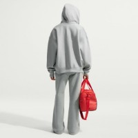 Женская толстовка Nike W Studio Fleece Heavyweight Dark Grey Heather/Sail, s.XL фото №4 — интернет-магазин Desire.md