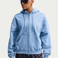 Hanorac damă Nike W Studio Fleece Medium Weight Work Blue/Sail, s.M imaginea #2 — magazin online Desire.md